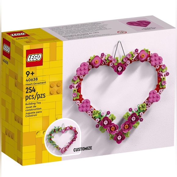 Lego Other - LEGO Heart Ornament, #40638 (254pcs)